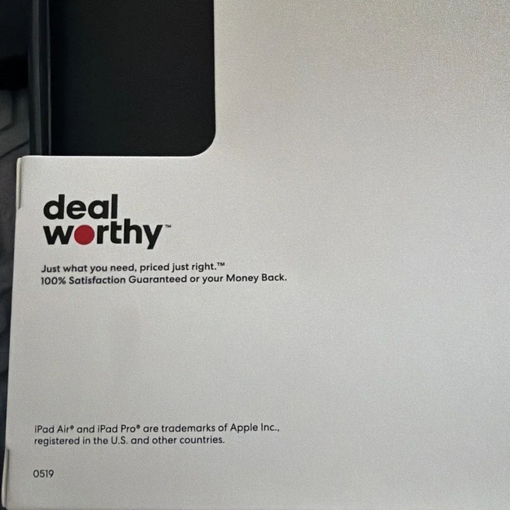 Deal Worthy Black Tablet Case for iPad Air & iPad Pro 11 AAB1-32 NEW